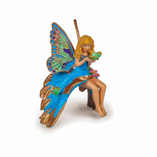 Imagine PAPO FIGURINA ELF COPIL ALBASTRU