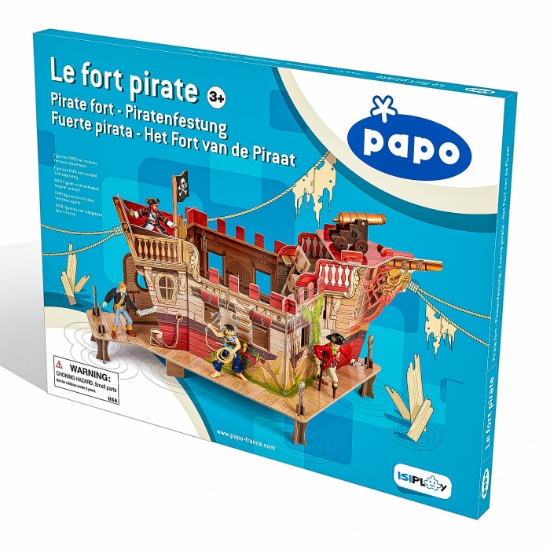 Imagine PAPO FIGURINA PUZZLE 3D CORABIE PIRATI