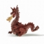 Imagine PAPO FIGURINA DRAGON ROSU CU FLACARA
