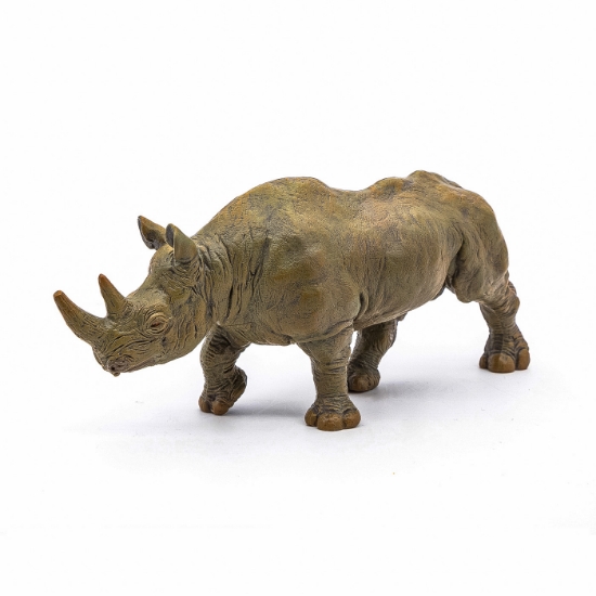 Imagine PAPO FIGURINA RINOCER NEGRU