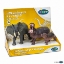 Imagine PAPO SET ANIMALE SALBATICE ELEFANT, HIPOPOTAM SI HIPOPOTAM PUI