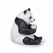 Imagine PAPO FIGURINA URS PANDA SEZAND CU PUI IN BRATE