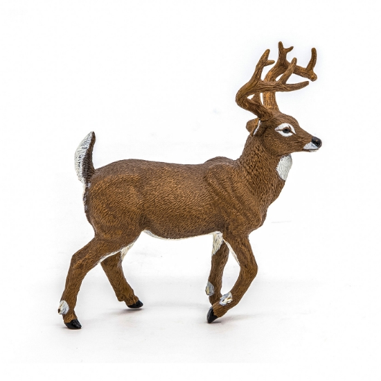 Imagine PAPO FIGURINA CERB CU COADA ALBA