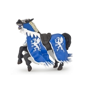Imagine PAPO FIGURINA CALUL REGELUI CU BLAZON DRAGON ALBASTRU