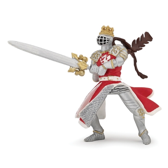 Imagine PAPO FIGURINA REGE DRAGON CU SABIE