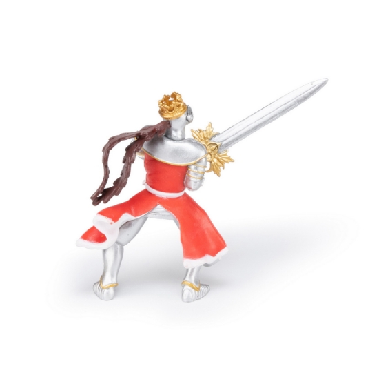 Imagine PAPO FIGURINA REGE DRAGON CU SABIE