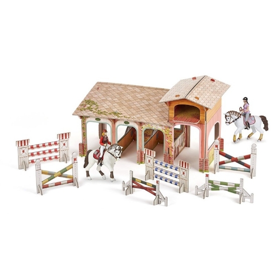 Imagine PAPO FIGURINA SET PONEY CLUB-BOXA CARTON+4 FIGURINE