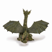 Imagine PAPO FIGURINA DRAGON VERDE INARIPAT CU FLACARA