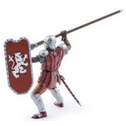 Imagine PAPO FIGURINA CAVALER CU SULITA SI SCUT ROSU