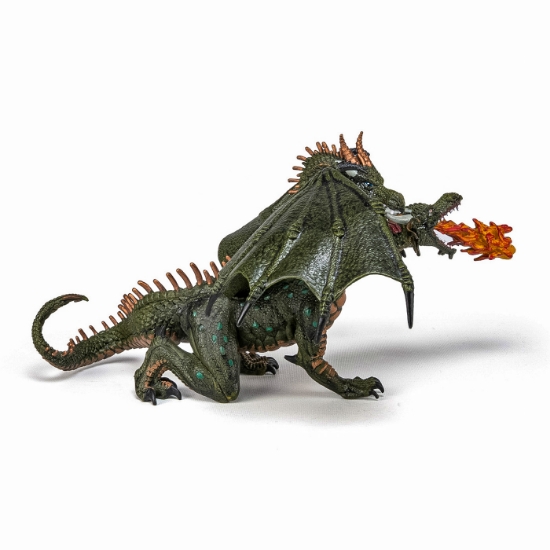 Imagine PAPO FIGURINA DRAGON CU 2 CAPETE