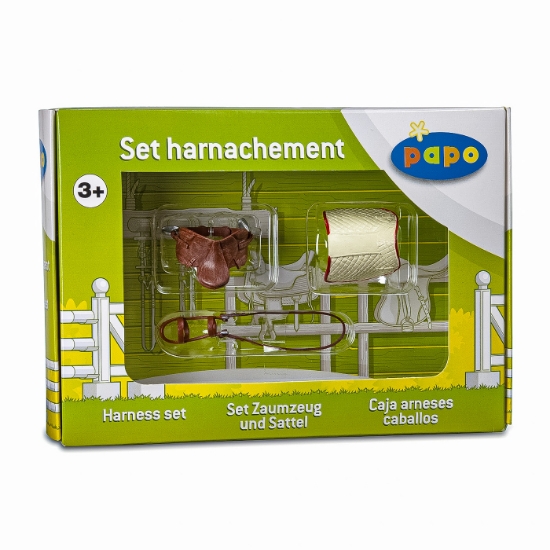 Imagine PAPO FIGURINA SET HARNASAMENT PENTRU CALARIE
