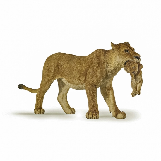 Imagine PAPO FIGURINA LEOAICA CU PUI