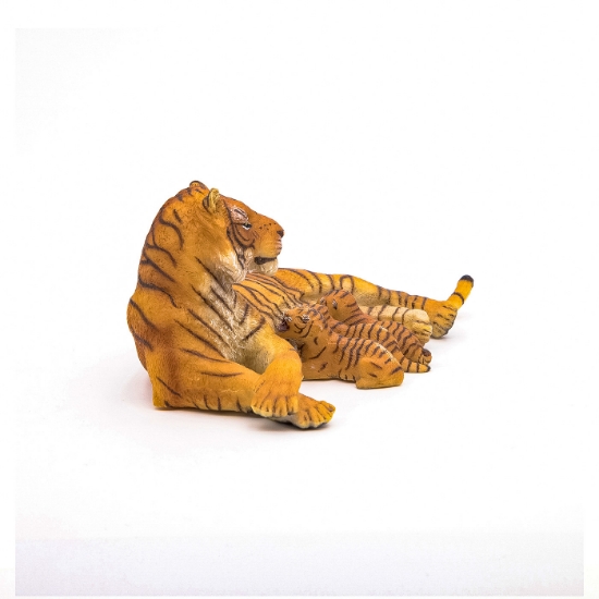 Imagine PAPO FIGURINA TIGRU CU 3 PUI