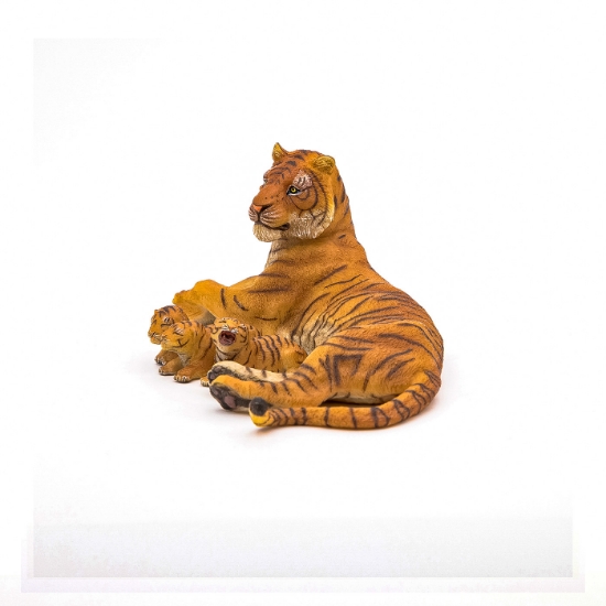 Imagine PAPO FIGURINA TIGRU CU 3 PUI