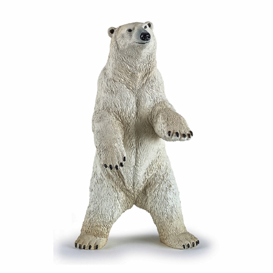 Imagine PAPO FIGURINA URS POLAR IN PICIOARE