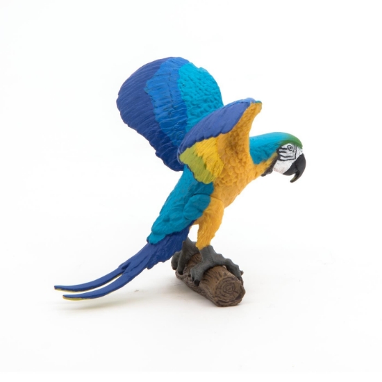 Imagine PAPO FIGURINA PAPAGAL ARA ALBASTRU