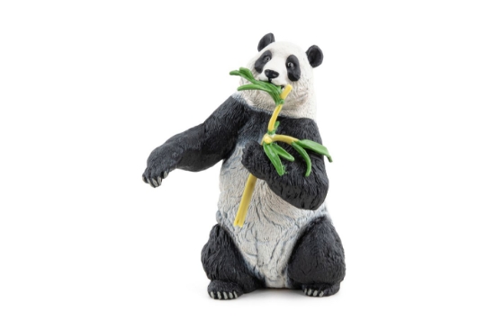Imagine PAPO FIGURINA URS PANDA CU BAMBUS