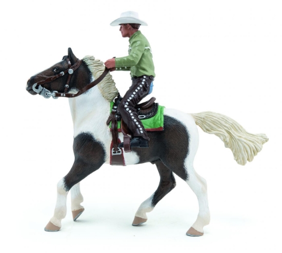 Imagine PAPO FIGURINA COWBOY SI CALUL SAU