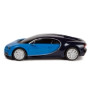 Imagine MASINA CU TELECOMANDA BUGATTI CHIRON ALBASTRU CU SCARA 1 LA 24