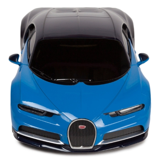 Imagine MASINA CU TELECOMANDA BUGATTI CHIRON ALBASTRU CU SCARA 1 LA 24