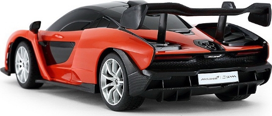 Imagine MASINA CU TELECOMANDA McLAREN SENNA PORTOCALIU CU SCARA 1 LA 18