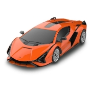 Imagine MASINA CU TELECOMANDA LAMBORGHINI SIAN PORTOCALIU CU SCARA 1 LA 24