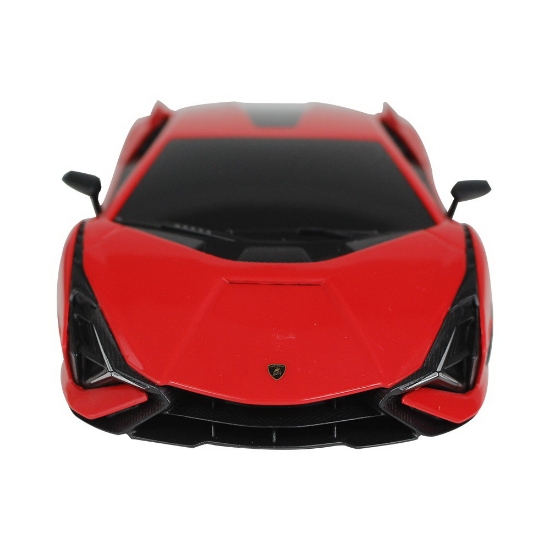 Imagine MASINA CU TELECOMANDA LAMBORGHINI SIAN ROSU CU SCARA 1 LA 24