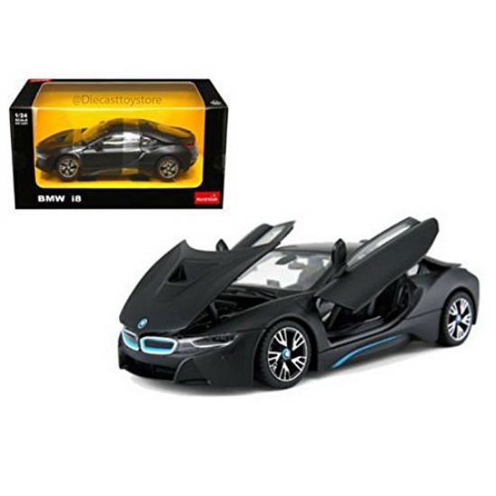 Imagine Mașinuță metalică BMW i8 negru scară 1 la 24