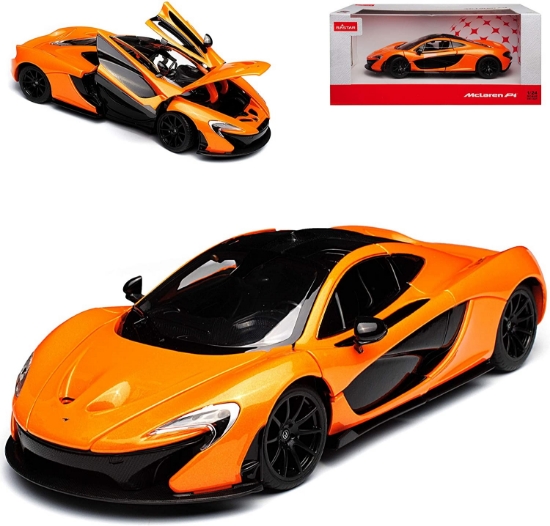Imagine Masinuta metalica McLaren P1 portocaliu scara 1 la 24