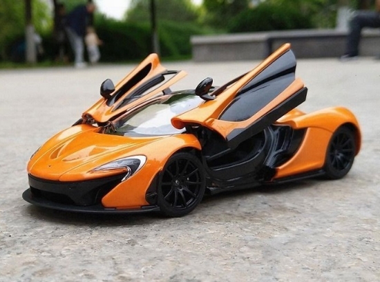 Imagine Masinuta metalica McLaren P1 portocaliu scara 1 la 24