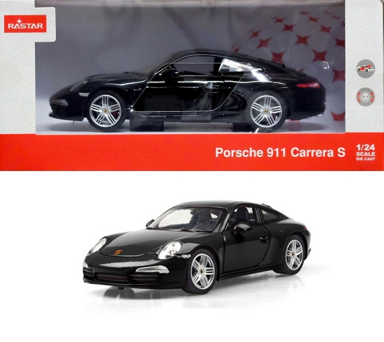 Imagine MASINUTA METALICA PORSCHE 911 NEGRU SCARA 1 LA 24