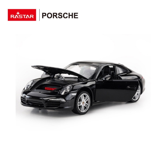Imagine  Masinuta metalica Porsche 911 negru scara 1 la 24