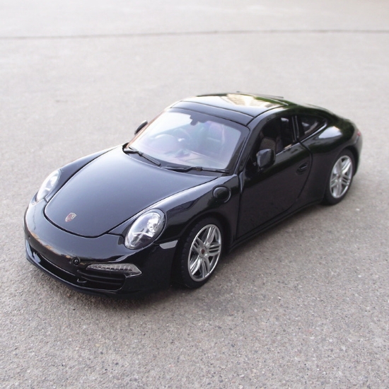 Imagine  Masinuta metalica Porsche 911 negru scara 1 la 24