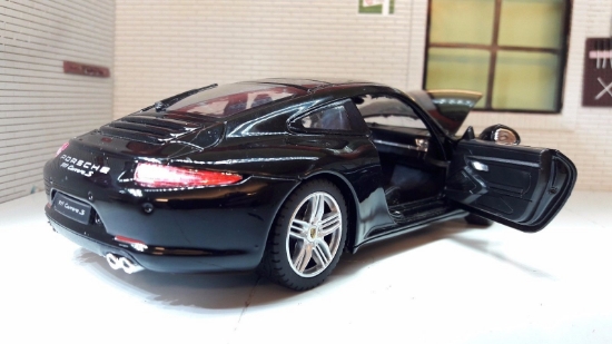 Imagine  Masinuta metalica Porsche 911 negru scara 1 la 24