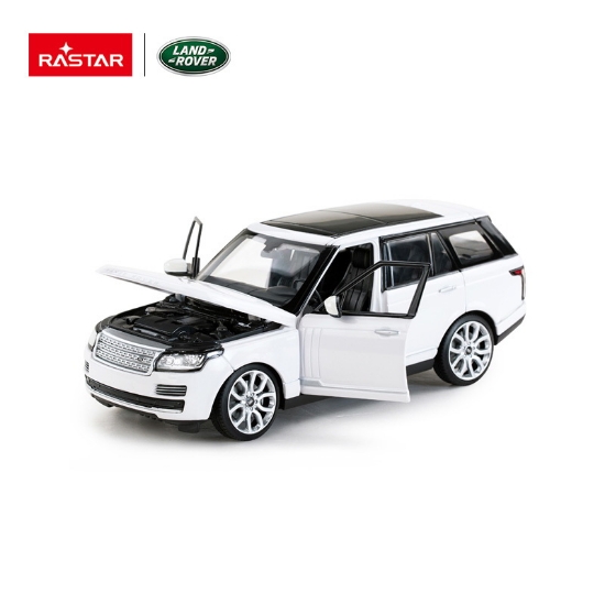 Imagine Masinuta metalica Range Rover alb scara 1 la 24