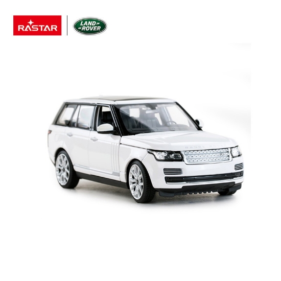 Imagine Masinuta metalica Range Rover alb scara 1 la 24