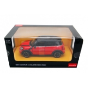 Imagine MASINUTA METALICA MINICOOPER ROSU SCARA 1 LA 24
