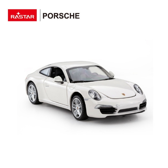 Imagine Masinuta metalica Porsche 911 alb scara 1 la 24