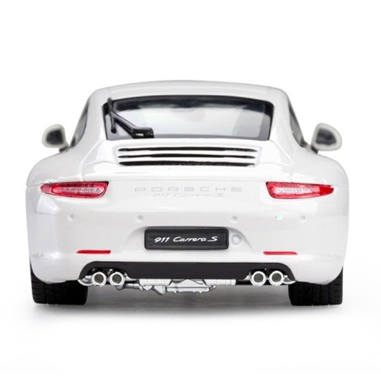 Imagine Masinuta metalica Porsche 911 alb scara 1 la 24