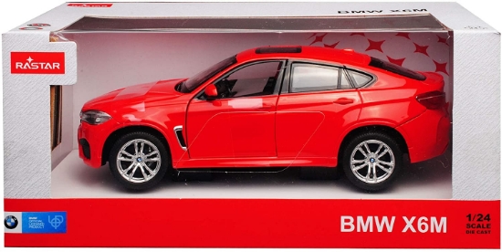 Imagine MASINUTA METALICA BMW X6M ROSU SCARA 1 LA 24