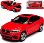 Imagine MASINUTA METALICA BMW X6M ROSU SCARA 1 LA 24