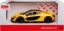 Imagine Mașinuță metalică McLaren P1 galben scară 1 la 24