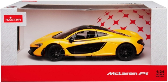 Imagine MASINUTA METALICA McLAREN P1 GALBEN SCARA 1 LA 24