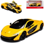Imagine MASINUTA METALICA McLAREN P1 GALBEN SCARA 1 LA 24