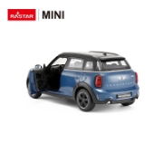 Imagine MASINUTA METALICA MINICOOPER ALBASTRU SCARA 1 LA 24