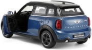 Imagine MASINUTA METALICA MINICOOPER ALBASTRU SCARA 1 LA 24