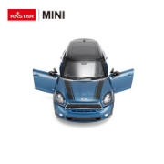 Imagine MASINUTA METALICA MINICOOPER ALBASTRU SCARA 1 LA 24
