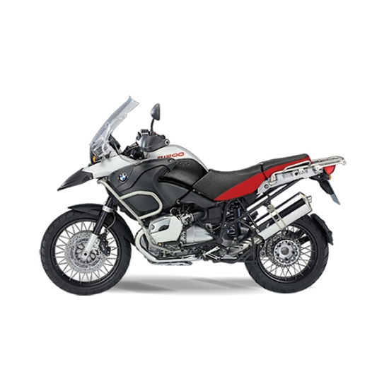 Imagine Motocicleta metalică BMW RS1200 GS albă scara 1 la 9