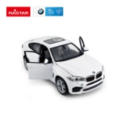 Imagine Mașinuță metalică BMW X6M alb scară 1 la 24
