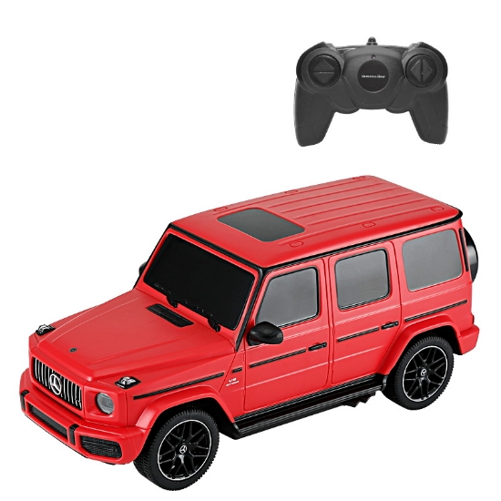 Imagine MASINA CU TELECOMANDA MERCEDES-BENZ G63 ROSU SCARA 1 LA 24